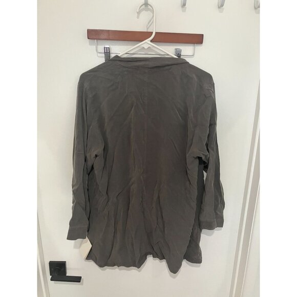 PalaPala Jada Women's Vintage Single Buckle Cardigan Top, Gray, Size M/L - Picture 4 of 4